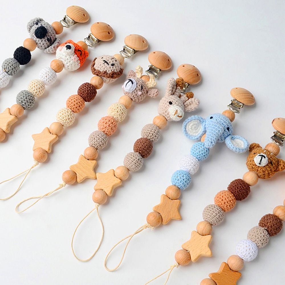 Baby Products Moisturizer - Cartoon Animal Baby Pacifier Clips With