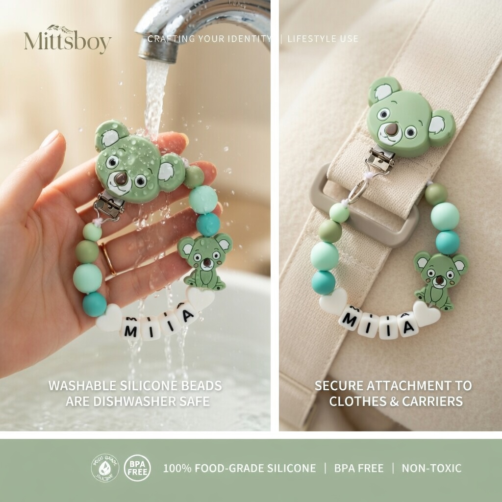 Silicone Baby Pacifier Clip Te - đánh giá và giá Baby Products Moisturizer