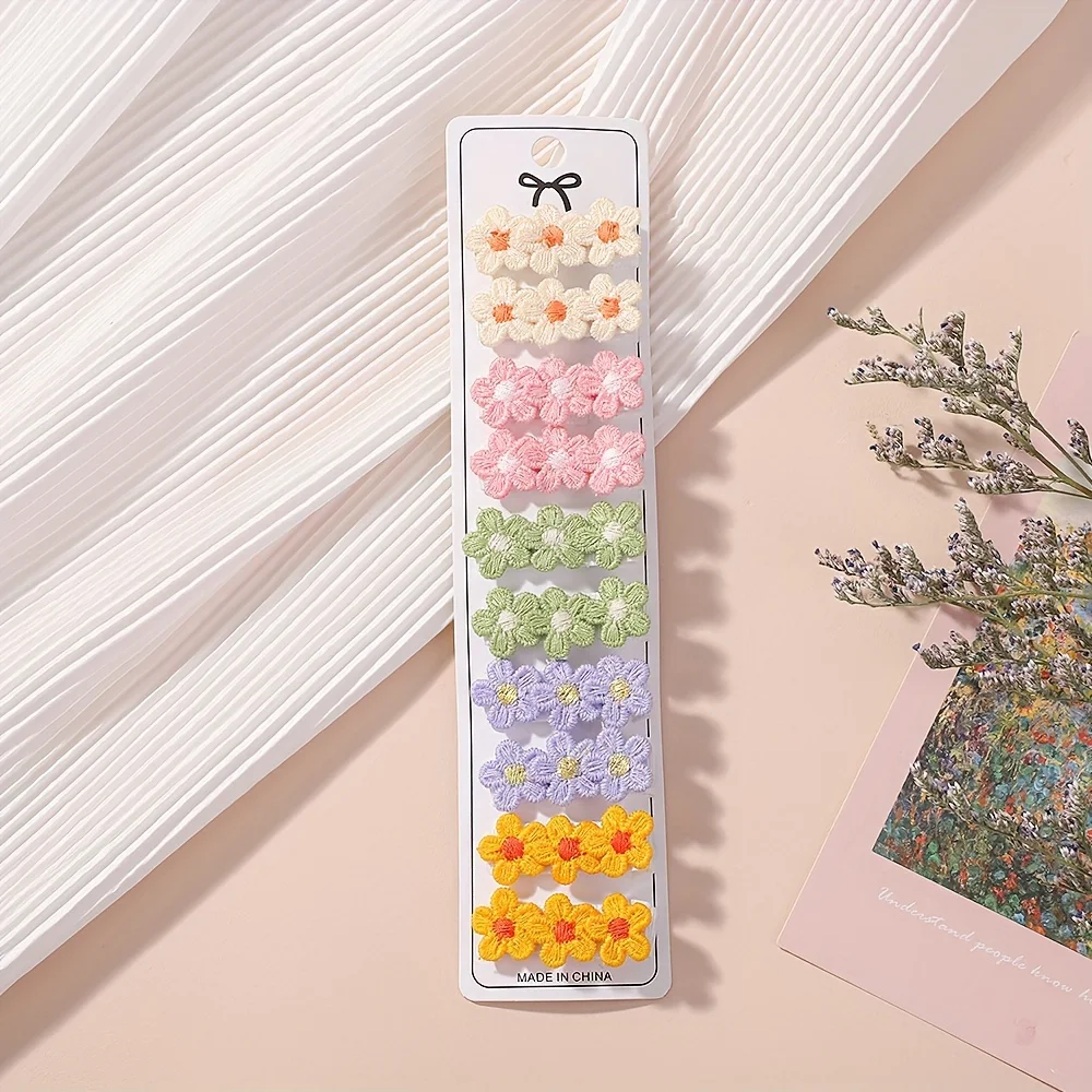 10Pcs/Set Baby Mini Flower Hai - đánh giá và giá Baby Products Set