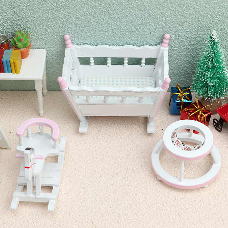 3pcs/set 1/12 Scale Mini Woode - đánh giá và giá Baby Products Set