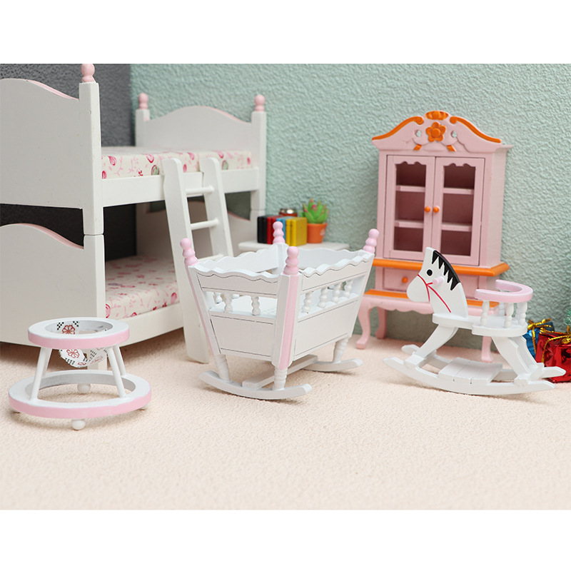 3pcs/set 1/12 Scale Mini Woode - đánh giá và giá Baby Products Set