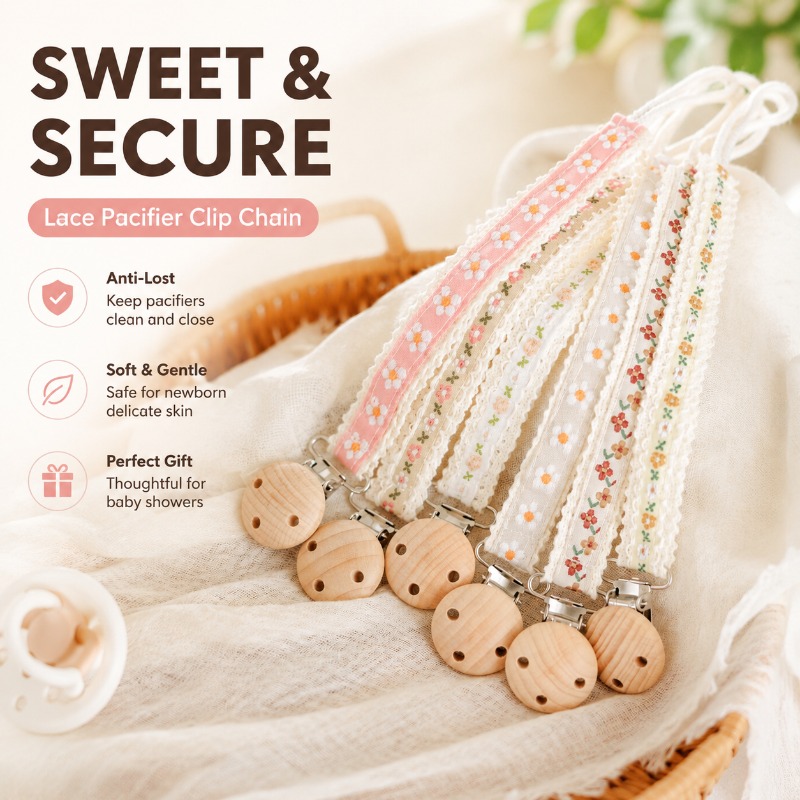 Lace Pacifier Clip Chain for N - đánh giá và giá Baby Products In
